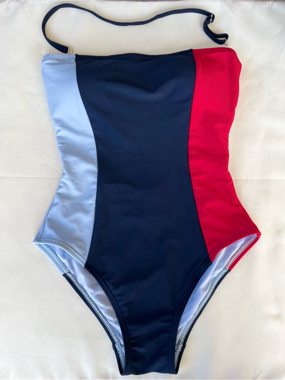 Tommy Hilfiger Colorblock One-Piece Swimsuit Size XS